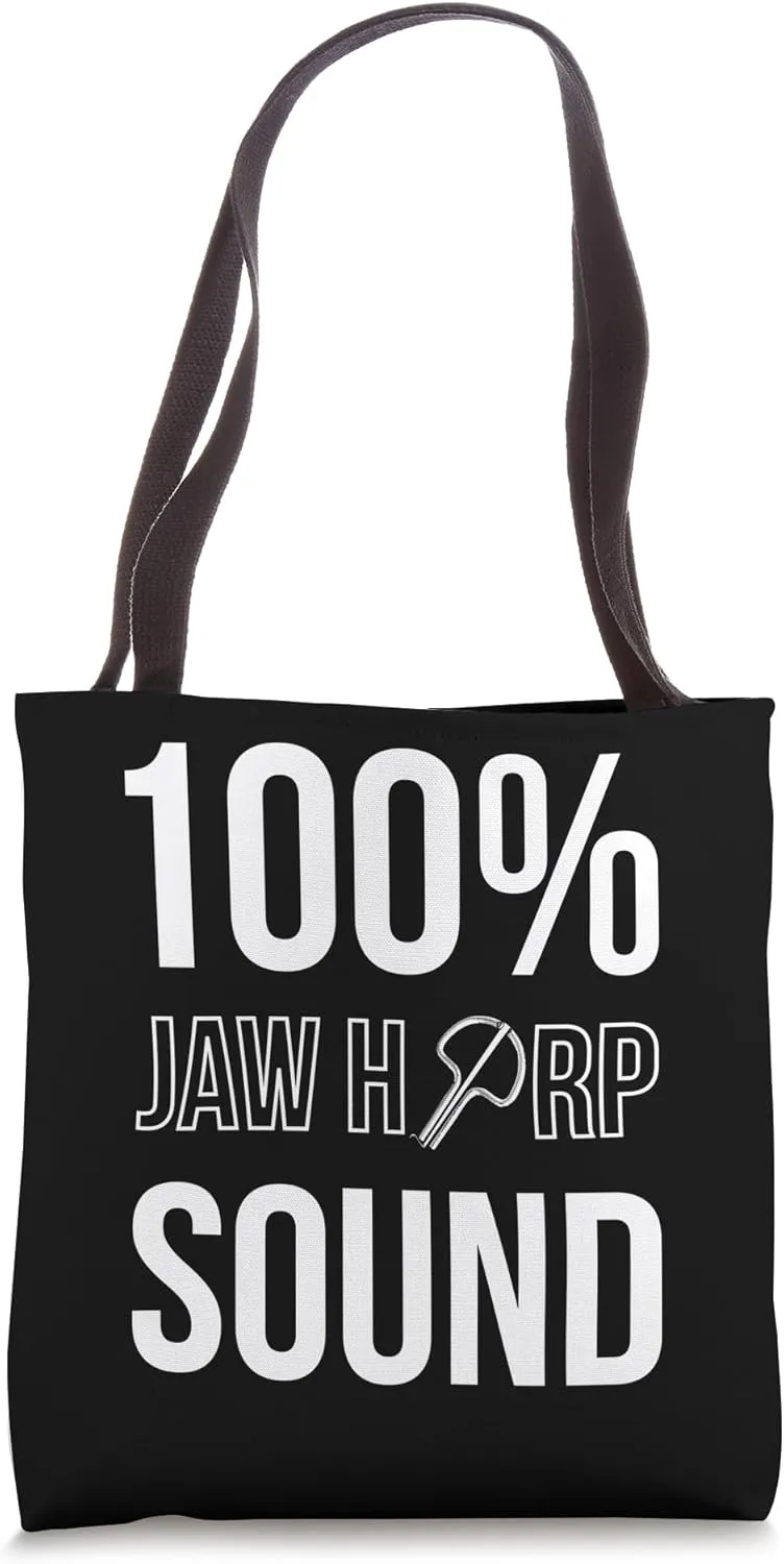 100% Jaw Harp Sound Jaw Harp Player Tote Bag