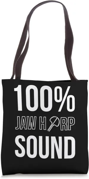 100% Jaw Harp Sound Jaw Harp Player Tote Bag