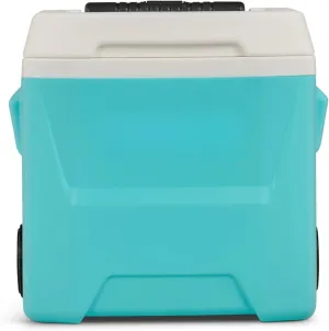 16-Quart Wheeled Cooler with Telescoping Handle – Blue, 24-Can Capacity for Trips & Outings