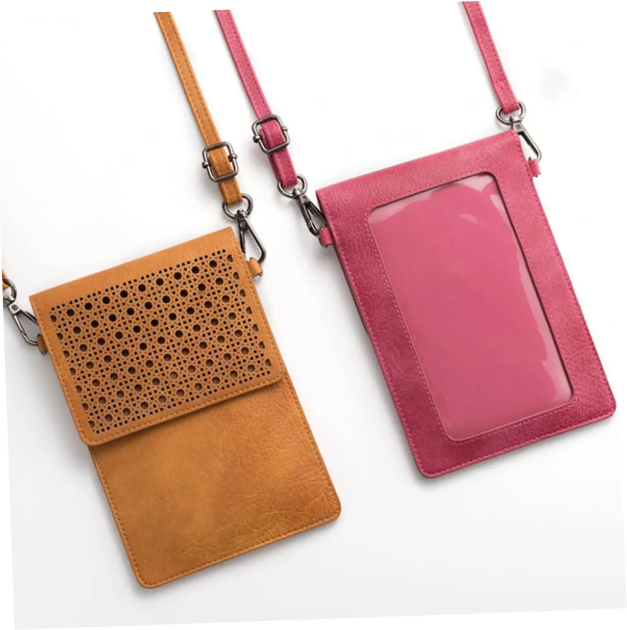 1pc Cell Phone Shoulder Bag Phone Crossbody Bag Pu Leather Phone Bag Leather Phone Purse Phone Casual