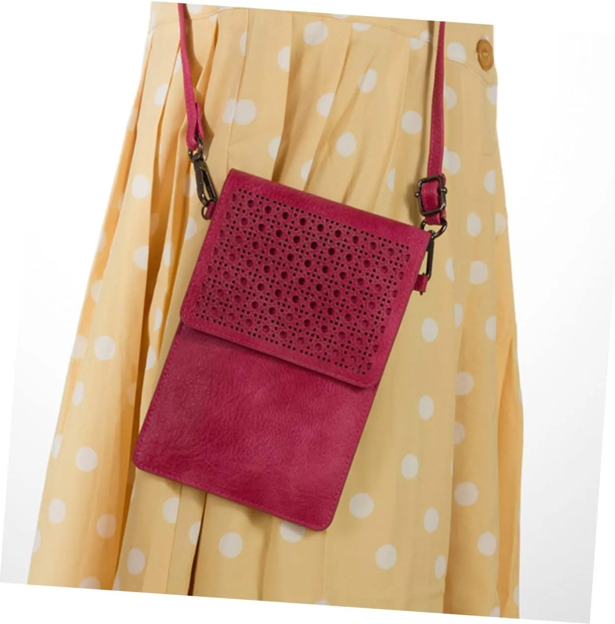 1pc Cell Phone Shoulder Bag Phone Crossbody Bag Pu Leather Phone Bag Leather Phone Purse Phone Casual