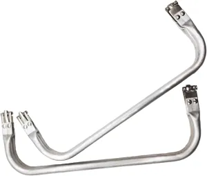 2 PCS Aluminum Purse Frame, 10'' Bag Kiss Clasp Lock, Arch Purse Frame Metal Purse Frame for Handmade Purses, Clutches, Crossbody Bags, Repair Bags