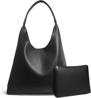 2025 Slouchy Tote Bag for Women, Leather Hobo Bag Soft Vegan Leather Top-handbag Shoulder Bag Handbag Underarm Purse