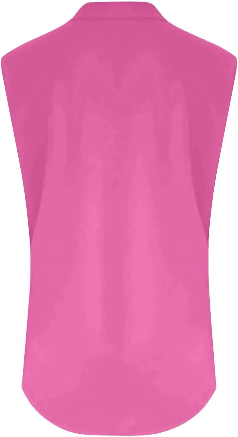 2025 Summer V Neck Button Down Cotton Linen Tank Top for Women Trendy Casual Sleeveless Shirt Beach Vacation Camisole Outfit