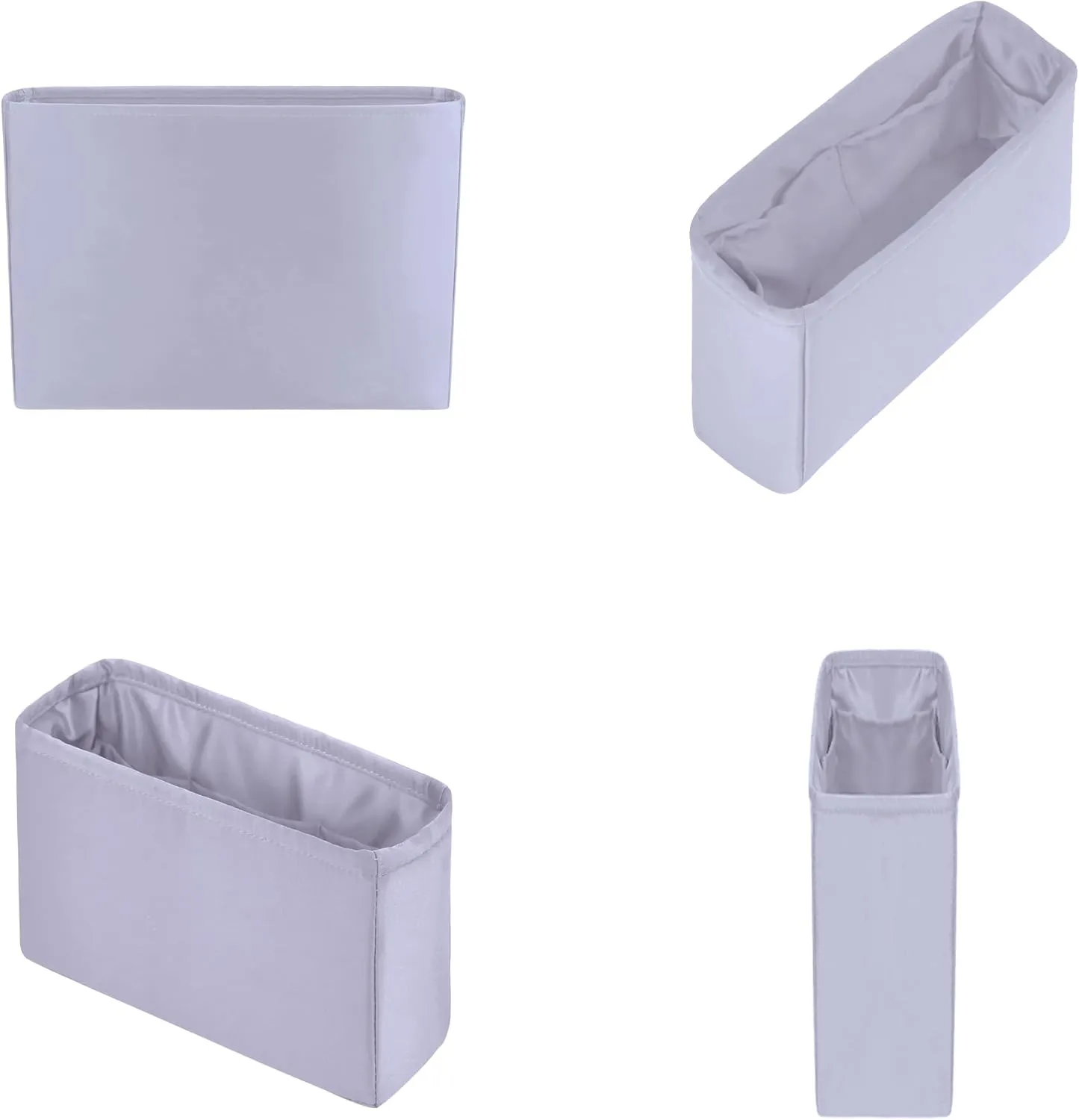 22 Bag Organizer for Purse Bags, Purse Storage Organizer for for 22 Bag Small, Silky Inner Bags with Practical Pockets (Lavender, Small)