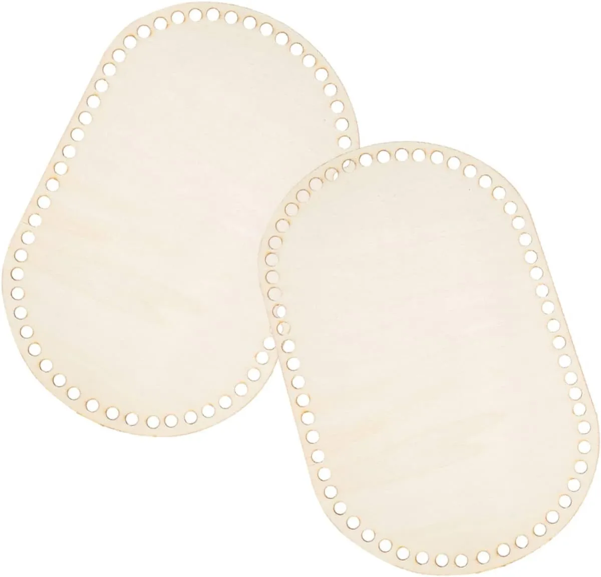 2Pcs Handicraft Wooden Base for Bag Weaving Pad Wooden Base for Handbag Shaper and Decorative Purse Repair for Shoulder and Cross Body Bags