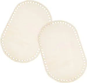 2Pcs Handicraft Wooden Base for Bag Weaving Pad Wooden Base for Handbag Shaper and Decorative Purse Repair for Shoulder and Cross Body Bags