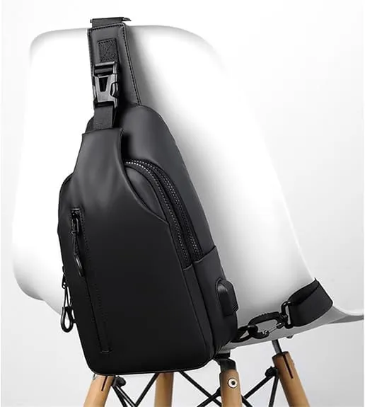 2PCS Waterproof Shoulder Bag, Lightweight Waterproof Nylon Anti Theft Sling Crossbody Bag (01,M)