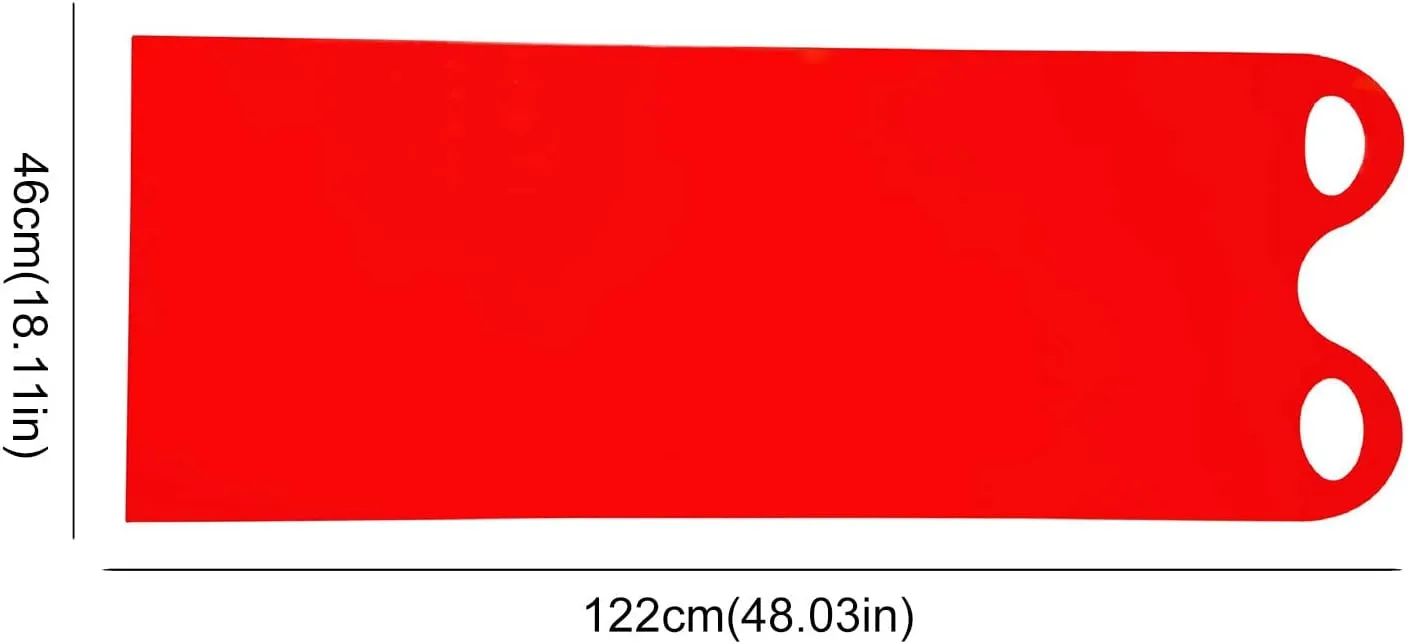 48 Inch Snow Sled for Adults,Lightweight Thickened Plastic Snow Sleds with Handles,Durable Flexible Roll Up Snowboards Winter Downhill Sprinter Sledding for Snow Sand Beach Grass Outdoor