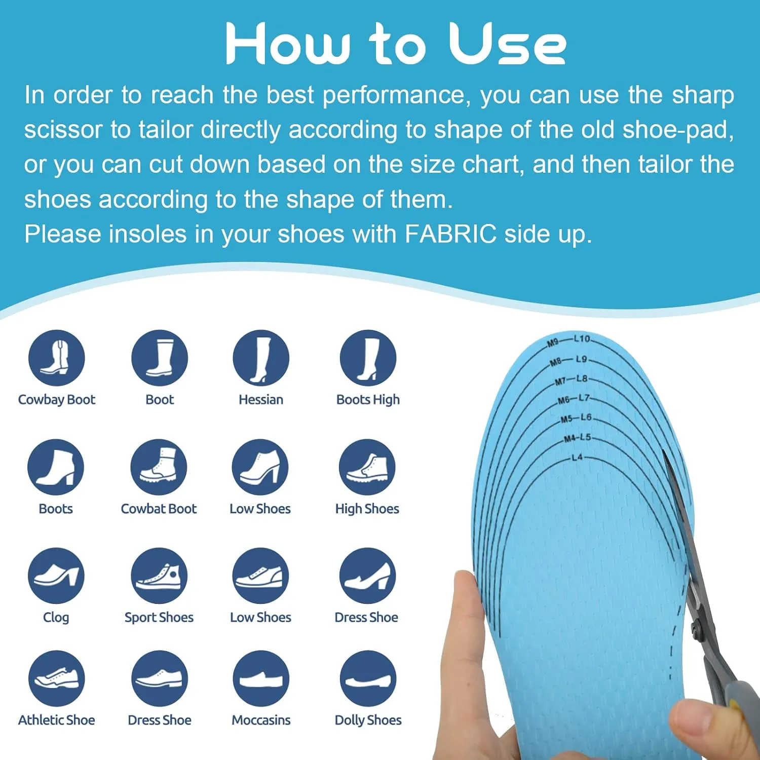 6 Pairs Thin Shoe Inserts, Barefoot Shoe Insoles Three-Layer Latex Foam Memory Foam Insoles,Cuttable and Washable,Replacement Inserts for Men 4-10 Women 5-11 (3Gray 3White)