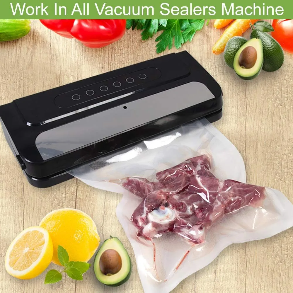 8 Pack 8"x20'(4Rolls) and 11"x20' (4Rolls) Vacuum Sealer Bags Rolls with BPA Free and Heavy Duty,Commercial Grade Vacuum Seal Freezer Bags Rolls Compatible with Any Type Vacuum Sealer