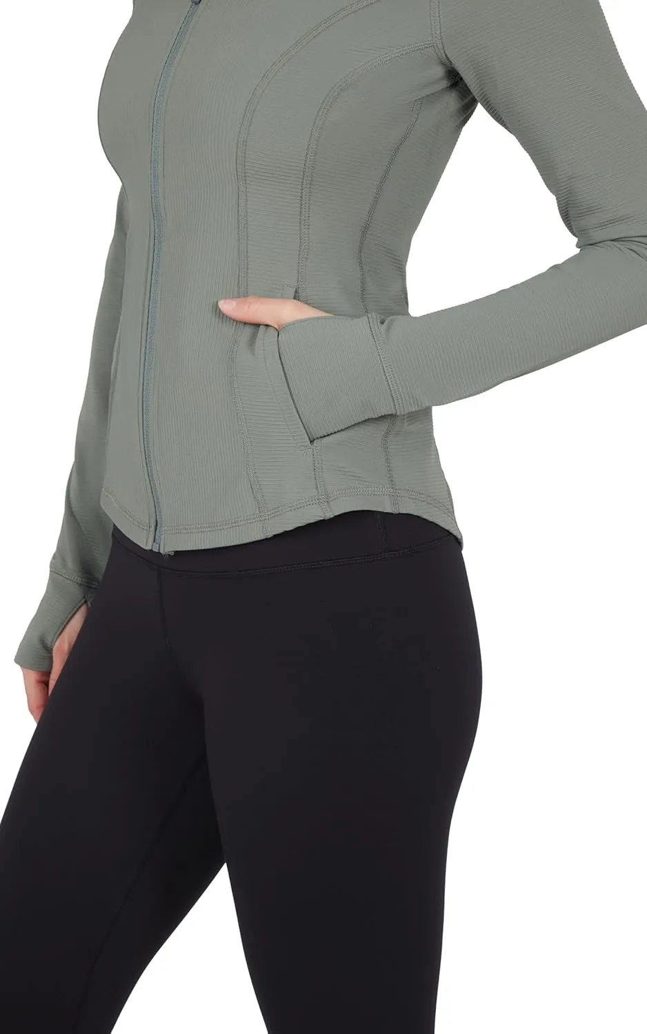 90 Degree By Reflex Women’s Lightweight, Full Zip Running Track Jacket