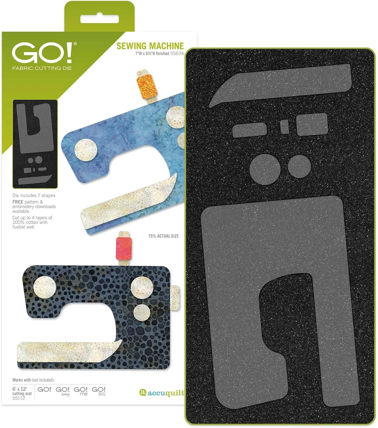 Accuquilt GO! Sewing Machine Die