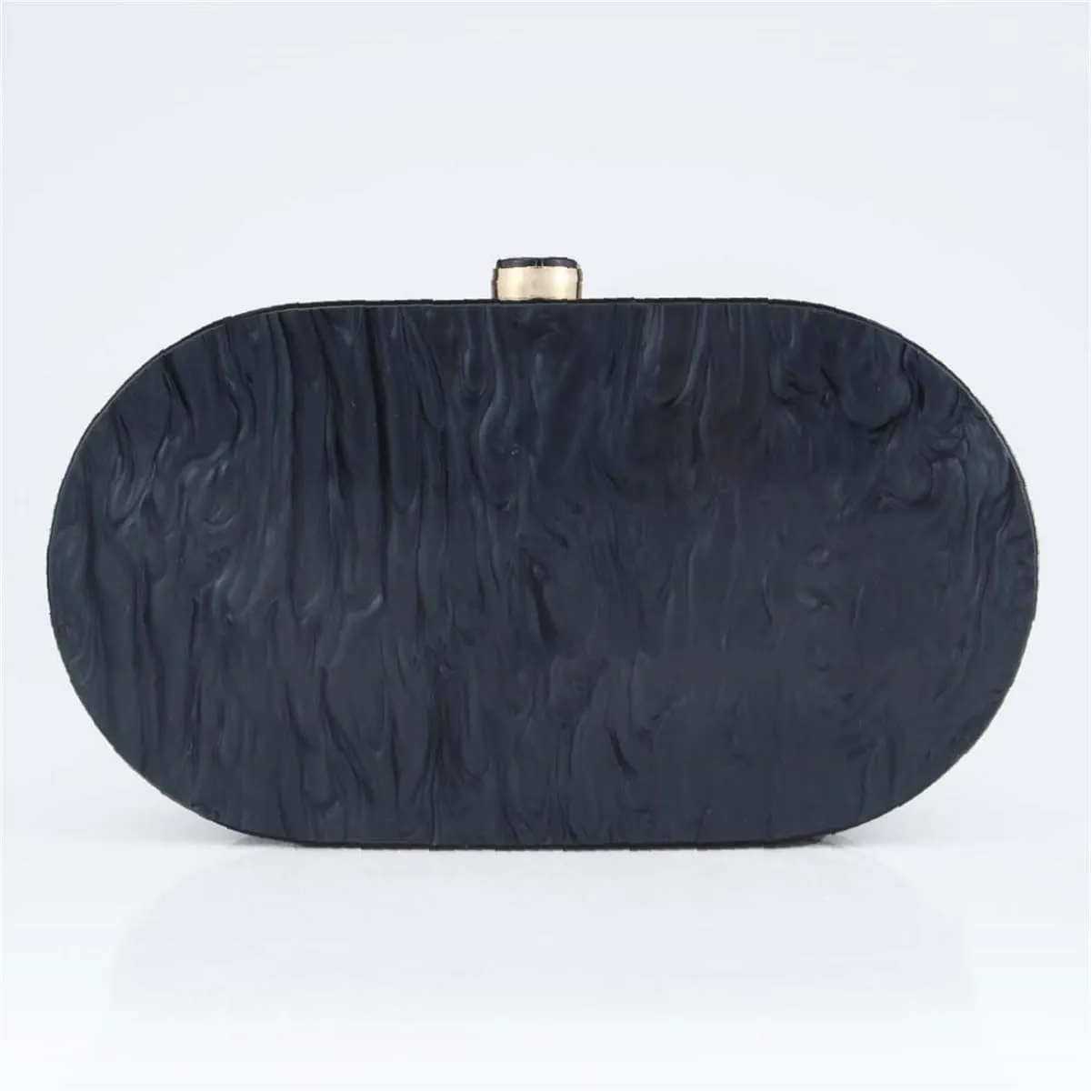 Acrylic Evening Clutch Bag for Women Shell Shape Shoulder Crossbody Bag Glitter Marble Purse Handbag