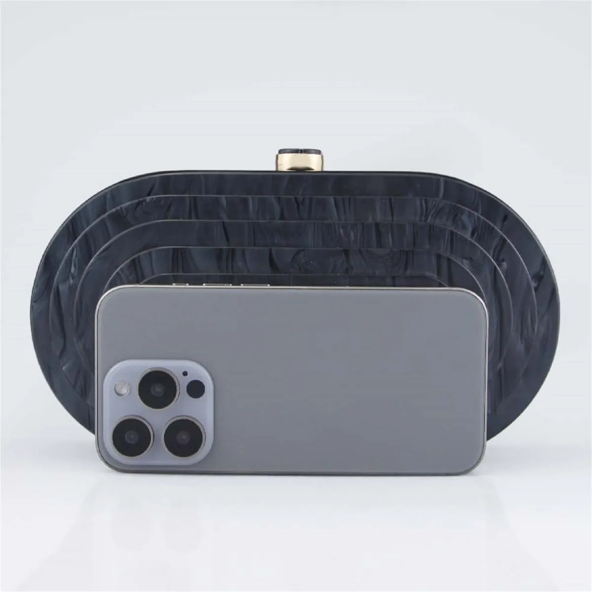 Acrylic Evening Clutch Bag for Women Shell Shape Shoulder Crossbody Bag Glitter Marble Purse Handbag