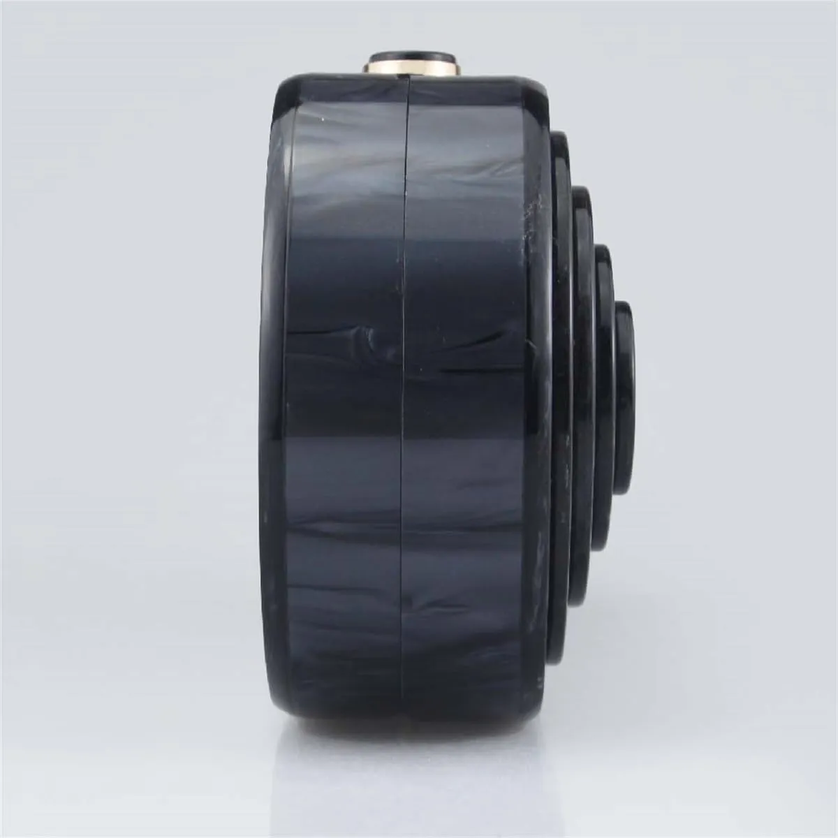 Acrylic Evening Clutch Bag for Women Shell Shape Shoulder Crossbody Bag Glitter Marble Purse Handbag