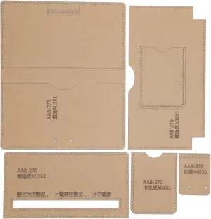 Acrylic Template for Leather Craft DIY, Cutting Mould, Phone Wallet Handbag Making Accessory, ‑ Material, to Operate Practical Tools