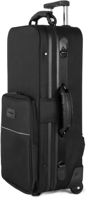 Alto Saxophone Case With Wheels, Nylon Material 1200d Alto Sax Case Roller Bag, Alto Sax Backpack, Thicken Padded Shoulder Strap, Handle Strap Sax Accessories Carrying Bag