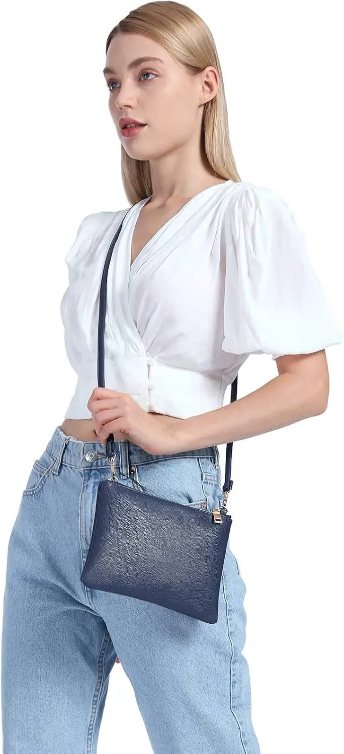 AMELIE GALANTI womens small crossbody strap handbag bag,Soft Leather Fabric Delicate Durable Fashion Design