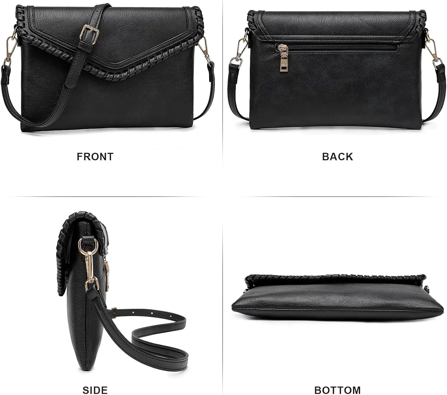 AMELIE GALANTI womens small crossbody strap handbag bag,Soft Leather Fabric Delicate Durable Fashion Design