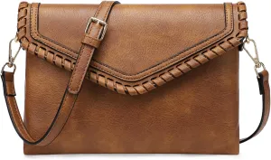 AMELIE GALANTI womens small crossbody strap handbag bag,Soft Leather Fabric Delicate Durable Fashion Design
