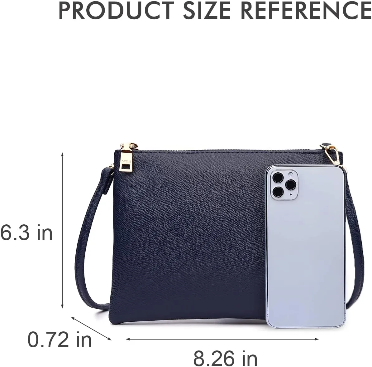 AMELIE GALANTI womens small crossbody strap handbag bag,Soft Leather Fabric Delicate Durable Fashion Design