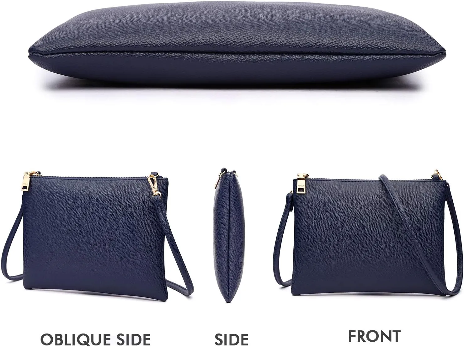 AMELIE GALANTI womens small crossbody strap handbag bag,Soft Leather Fabric Delicate Durable Fashion Design