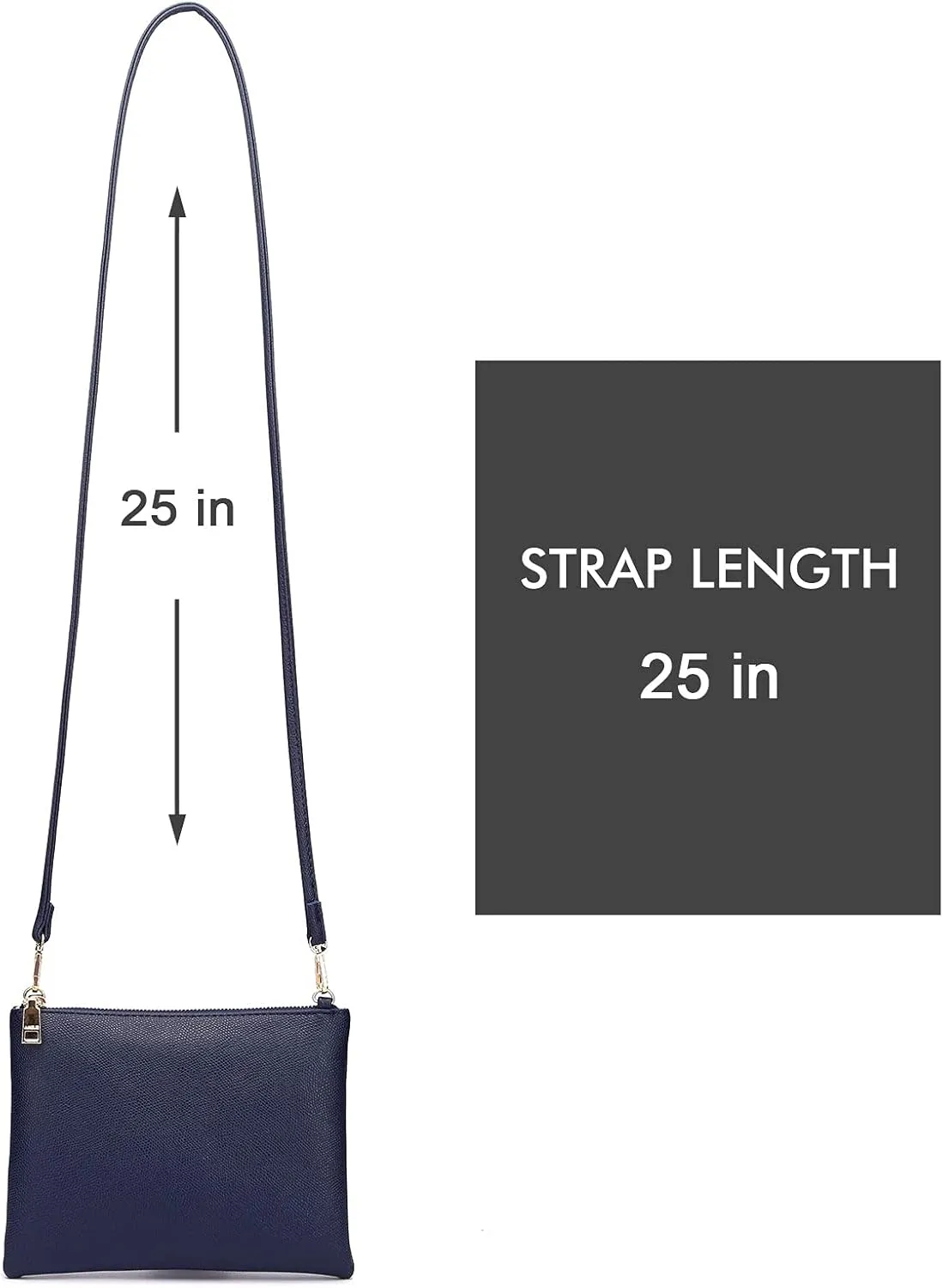 AMELIE GALANTI womens small crossbody strap handbag bag,Soft Leather Fabric Delicate Durable Fashion Design