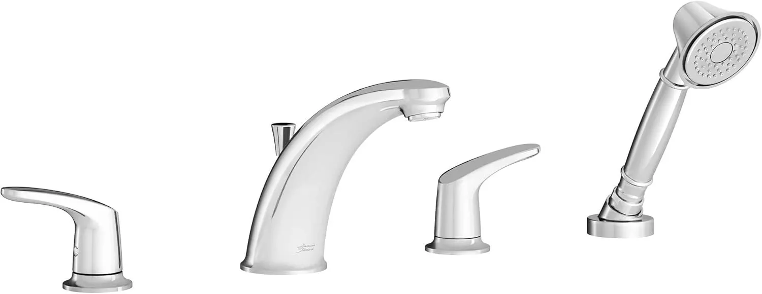 American Standard T075921.002 Colony PRO Roman Tub Faucet with Personal Shower for Flash Rough-in Valves, Polished Chrome