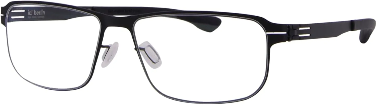 Andrew-P Eyeglasses Men's Black Full Rim Rectangle Shape 53mm