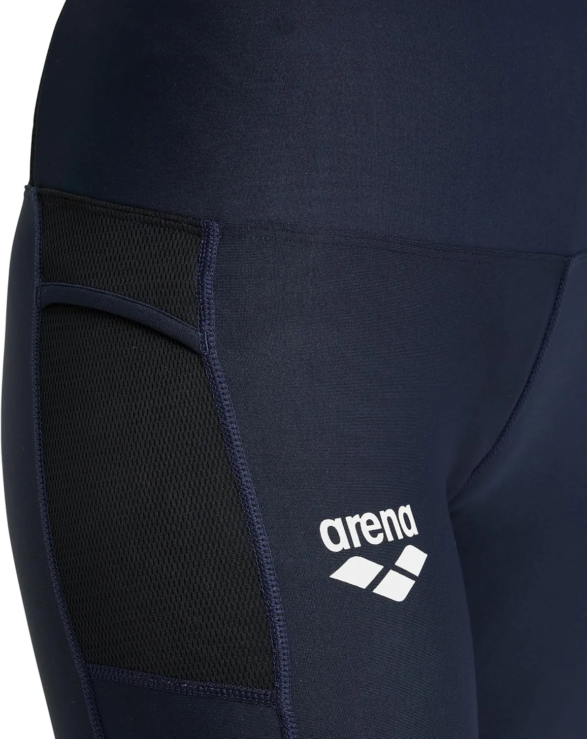ARENA Women's Team Panel Tights Sporty High Waist Workout Leggings Side Pocket Soft Quick Dry Sweat Wicking MaxDry Fabric