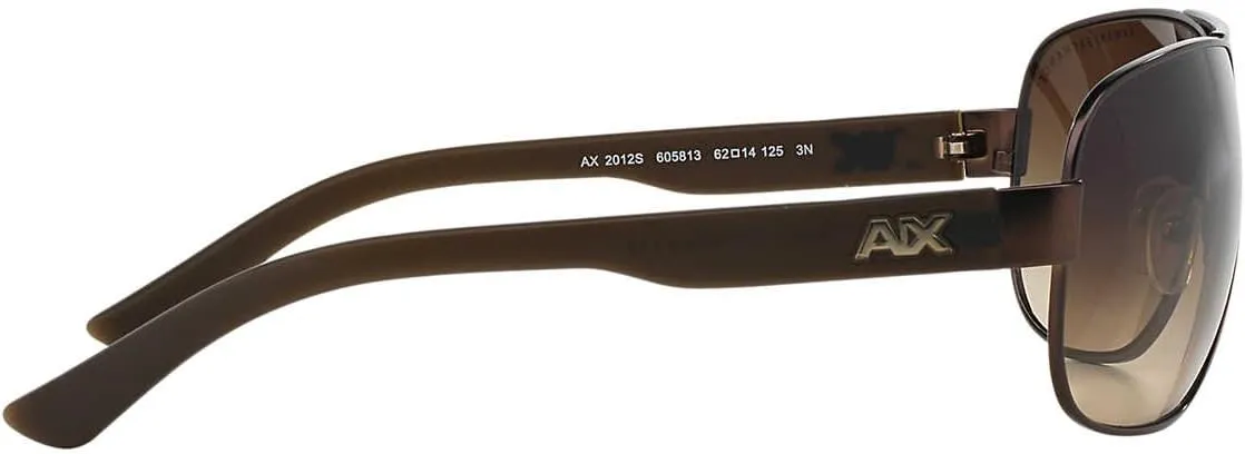 Armani Exchange Men's Ax2012s Rectangular Sunglasses
