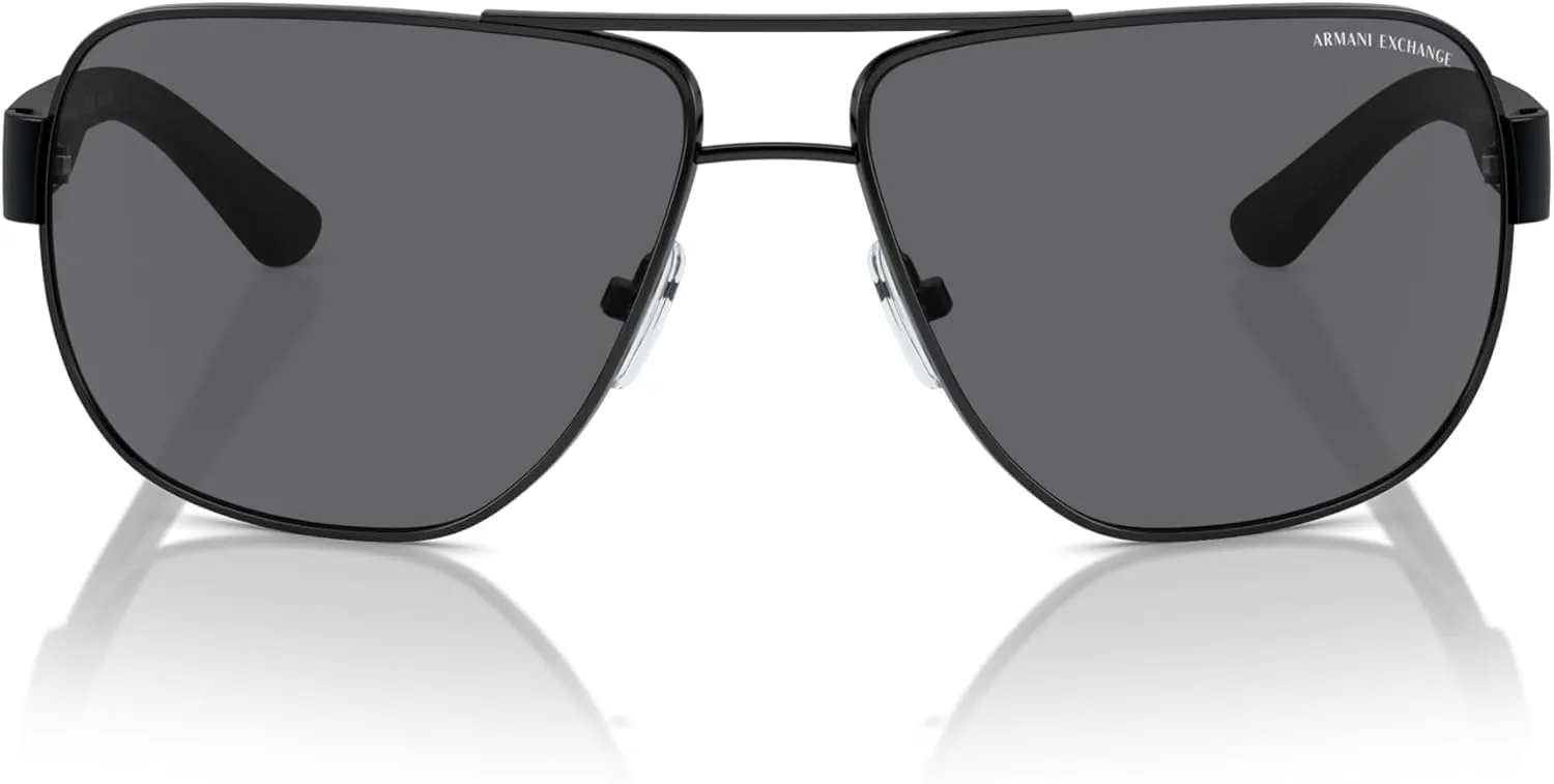 Armani Exchange Men's Ax2012s Rectangular Sunglasses