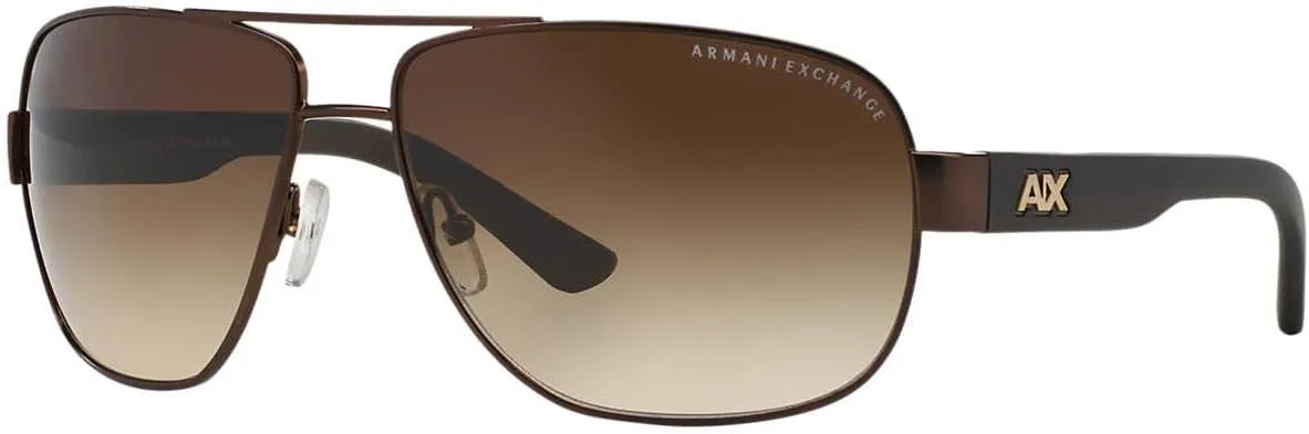 Armani Exchange Men's Ax2012s Rectangular Sunglasses