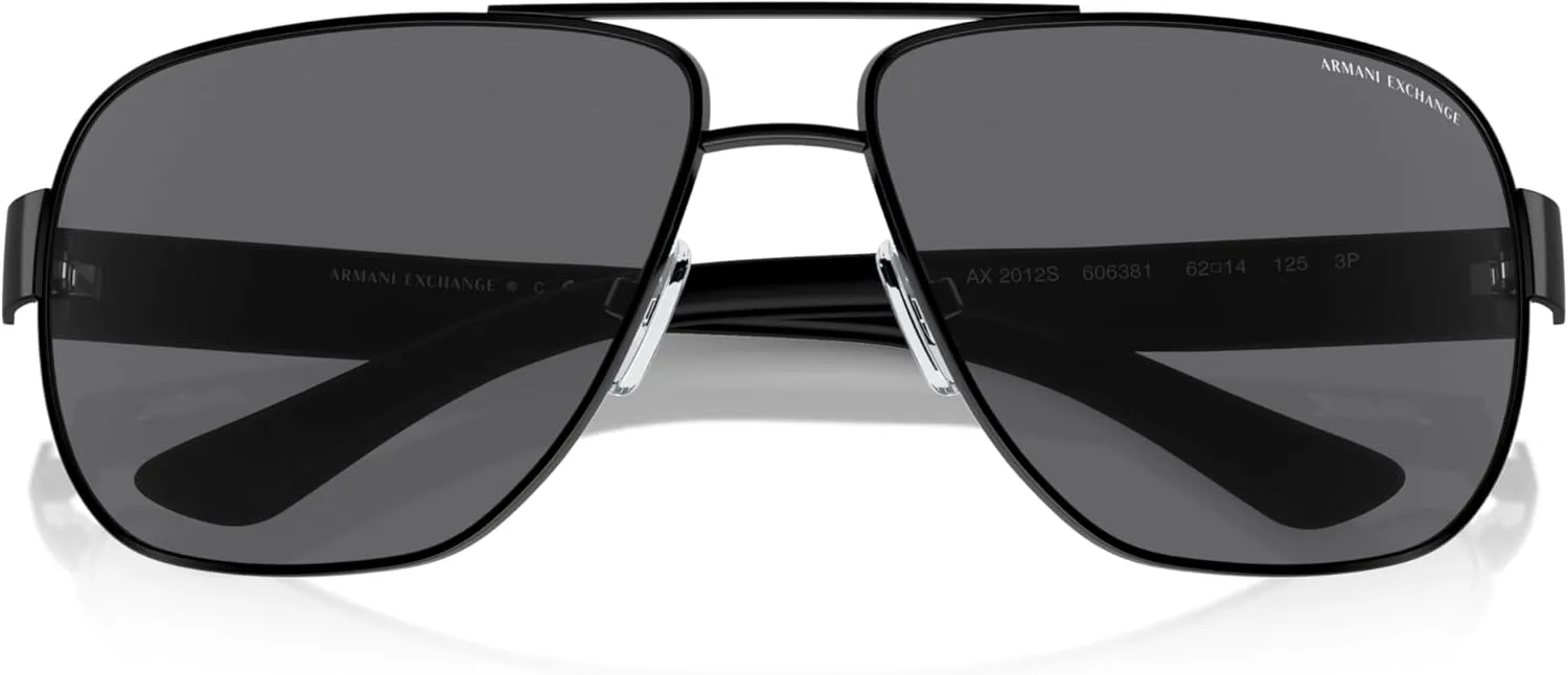 Armani Exchange Men's Ax2012s Rectangular Sunglasses