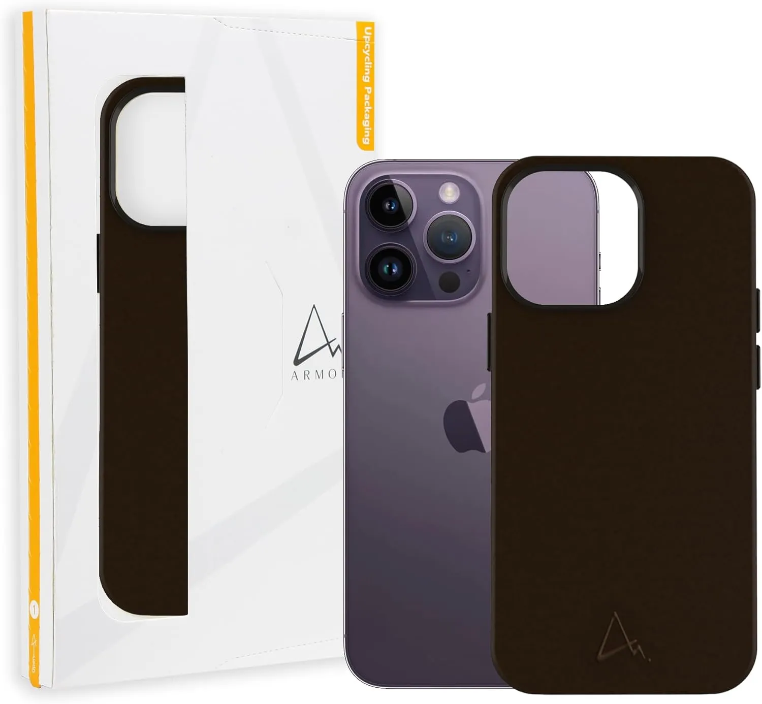 ARMOR Leather Magnetic Case for iPhone 14 Pro, Bourbon Brown