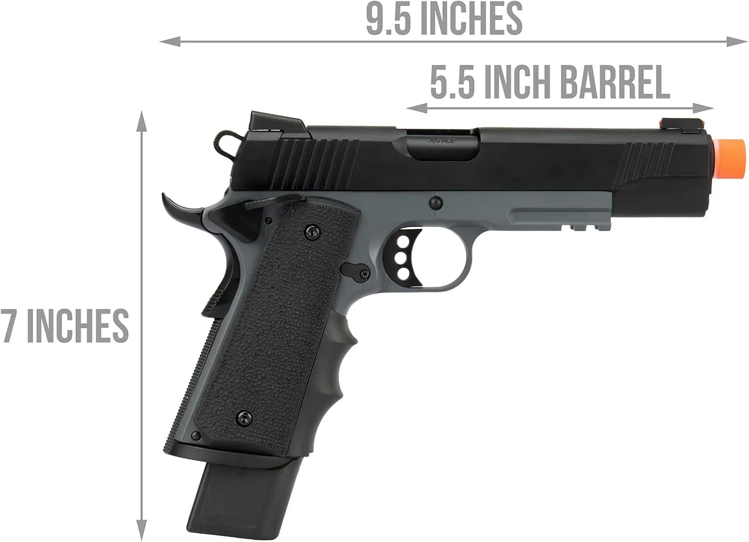 Army Armament Full Metal R32 Gas Blowback Airsoft Pistol（DARKSTORM/TAN/Black