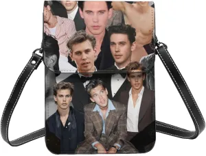 Austin Butler Collage Small Cell Phone Purse Fashion Mini Crossbody Bags With Strap Adjustable Handba For Women Black