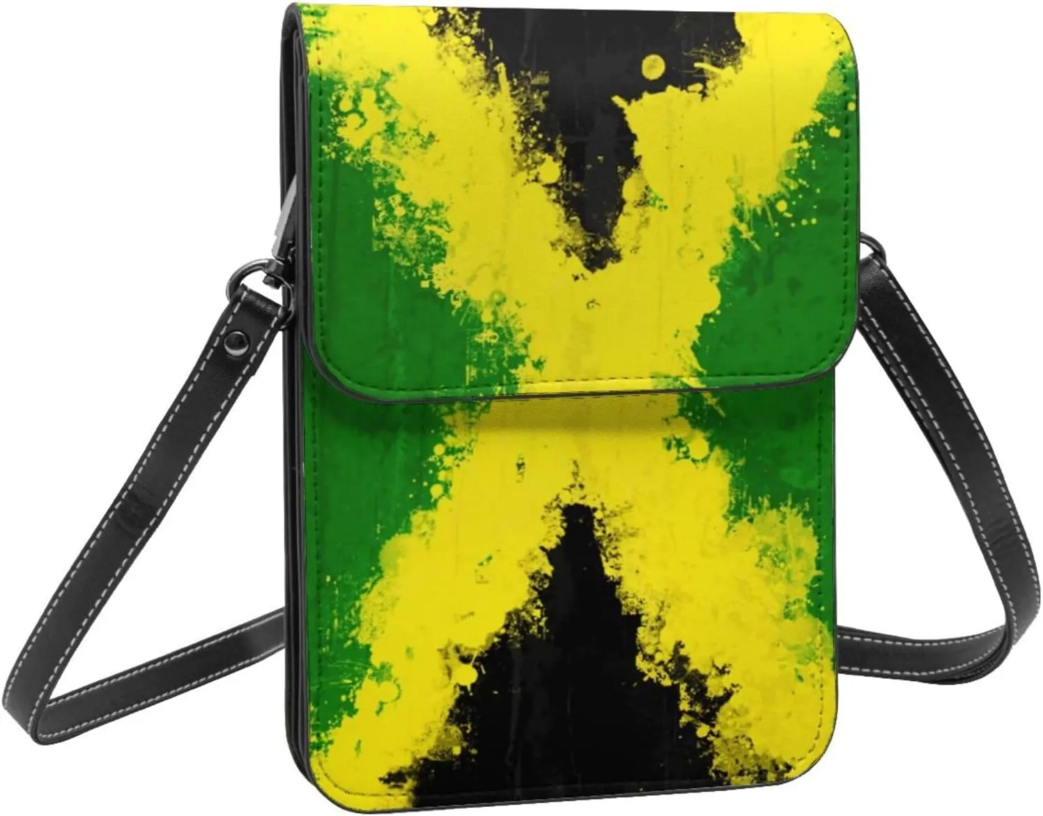 Autism Awareness Leather Crossbody Cell Phone Purse Small Wallet Bags Adjustable Phone Bag for Women