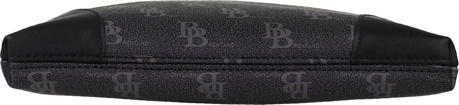 B BRENTANO Vegan Medium Crossbody Handbag Purse