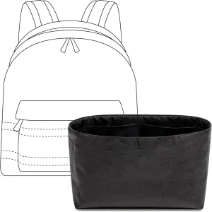 Backpack Organizer Insert for DiorTravel Backpack, Custom Fit Inside Premium Matte Black Lightweight WaterResistant Purse Insert with Cup Holder Accessories