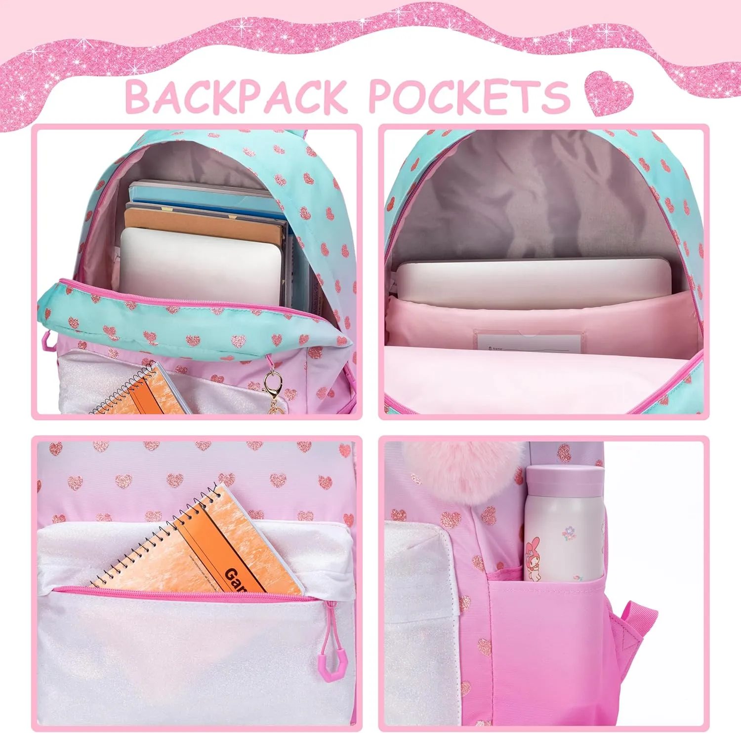 Backpack with Wheels for Girls 8-12 Rolling Backpack for Girls with Lunch Bag Laptop Travel Backpack for School Girls Teen Trolley School Bags for Elementary High School Student, Green 01