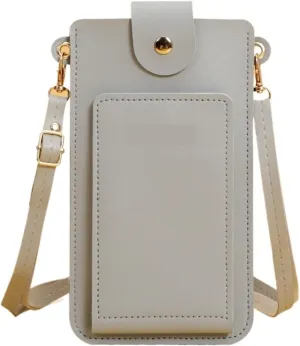Bags Soft Leather Wallets Touch Screen Cell Phone Purse Crossbody