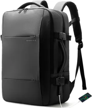 BANGE Carry On Backpack,17-inch Travel Laptop Backpack,Waterproof Weekender Backpacks, Flight Approved Back Pack for Men and Women