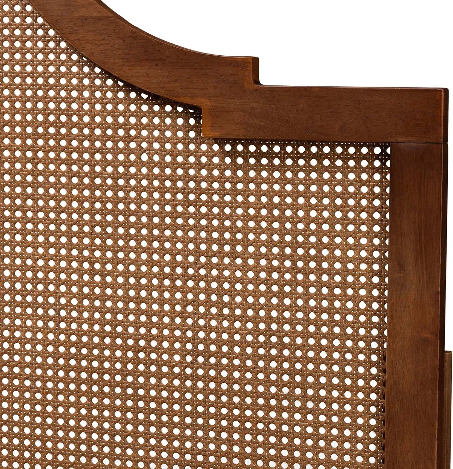 Baxton Studio Mid-Century Headboard, Queen, Walnut Brown