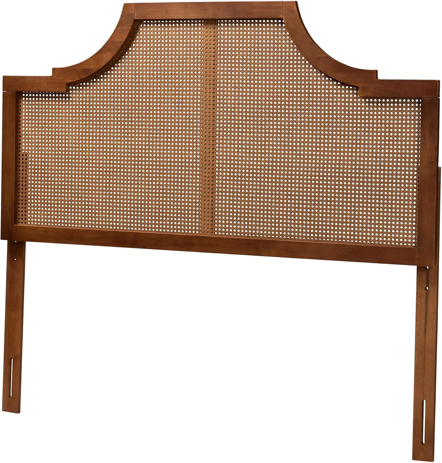 Baxton Studio Mid-Century Headboard, Queen, Walnut Brown