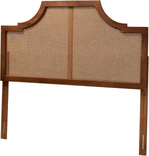 Baxton Studio Mid-Century Headboard, Queen, Walnut Brown