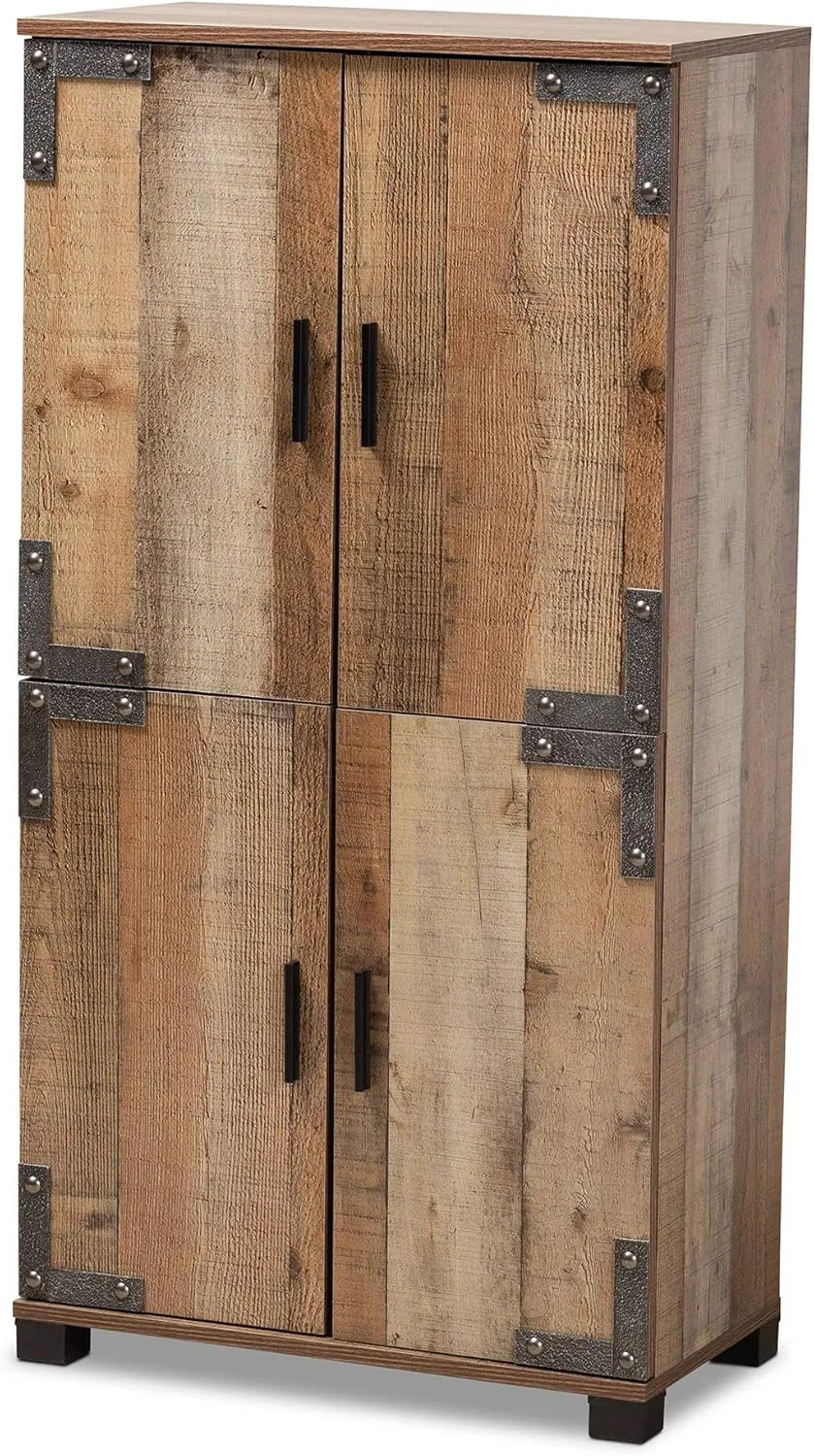 Baxton Studio Shoe Cabinets, Brown