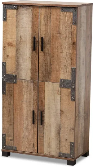 Baxton Studio Shoe Cabinets, Brown