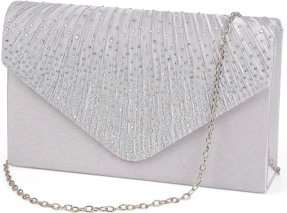 BBjinronjy Clutch Purse for Women Evening Bags for Women Formal Wedding Party Cocktail Prom Crossbody Purse Evening Handbags